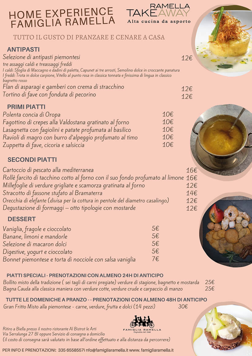 Menu Piccola Carta